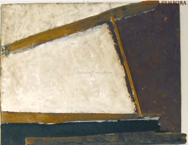 Erich Sperger - olio e legno - 35 x 45 cm