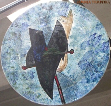 Gianni Dova - ceramica - Tiratura 50 esemplari - Diametro 55 cm
