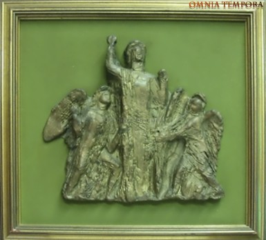 Umberto Mastroianni - Cristo risorto con Angeli - 1939 - cm 39 x 36