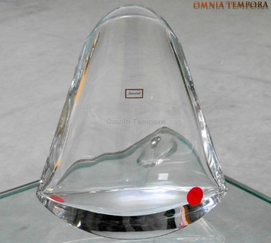Vaso Ovalizzato Basculante Baccarat Dimensione Cm. 20x22x8
