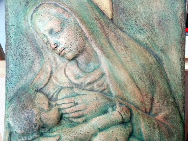 Terracotta smaltata - Anni '50 Probabile Provenienza Toscana Misura Cm. 30x40x3,5