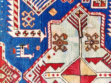 Tappeto Caucasico Schirvan Antico - Buono Stato di Conservazione - Misura Cm 125x175