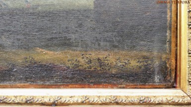 Dipinto Scuola romana - meta' XVIII secolo - olio su tela - misura cm 57x42