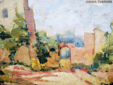 Sami Burhan - olio su masonite - anno 1963 - misura cm 61x50