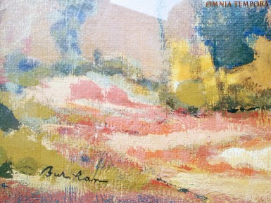 Sami Burhan - olio su masonite - anno 1963 - misura cm 61x50