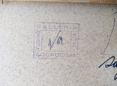 Sami Burhan - olio su masonite - anno 1963 - misura cm 61x50