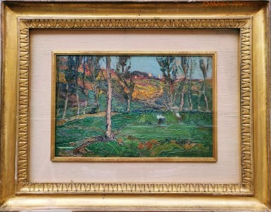 Giovanni De Petris (1880-1940) - olio su tavola -