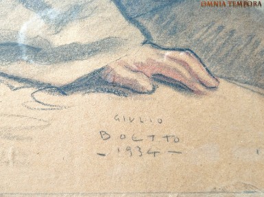Giulio Boetto - via crucis (probabile capo d'opera) - anno 1934 - pastelli colorati su carta - misura cm 65x100