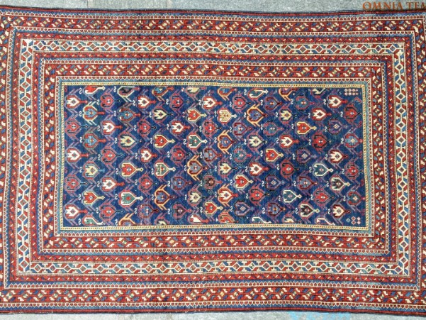 Tappeto caucasico shirvan antico - perfetto stato di conservazione - misure ft cm 190x125